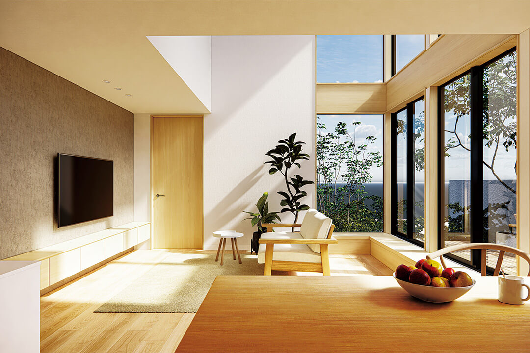 SE構法で実現するLDK